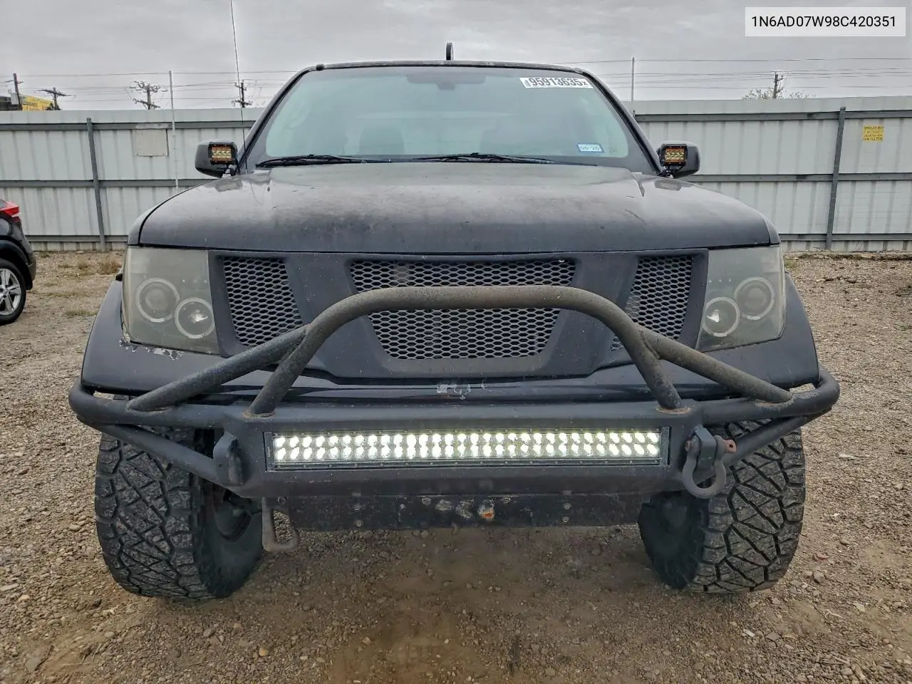 1N6AD07W98C420351 2008 Nissan Frontier Crew Cab Le