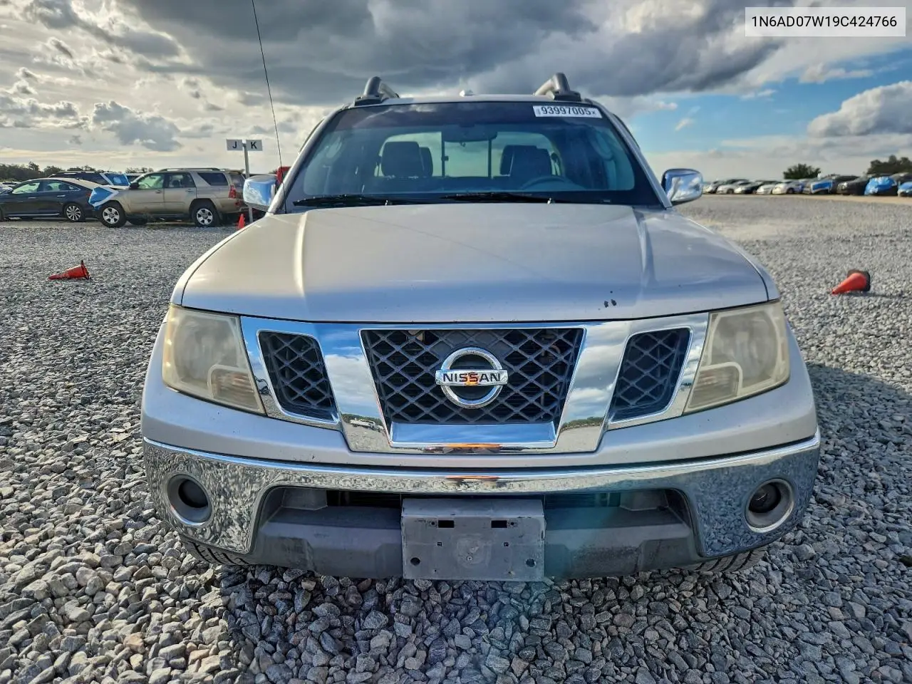 1N6AD07W19C424766 2009 Nissan Frontier Crew Cab Se