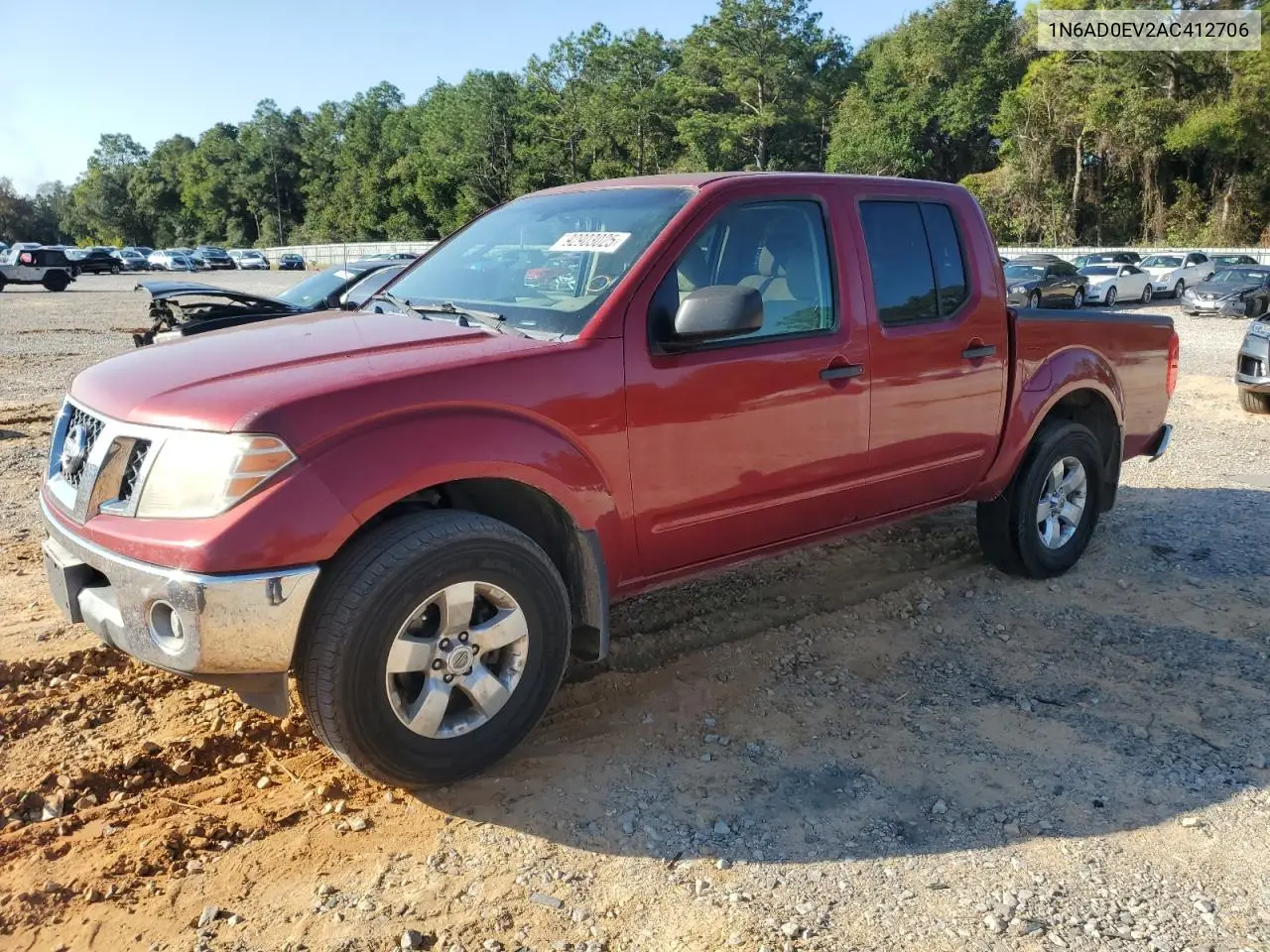 1N6AD0EV2AC412706 2010 Nissan Frontier Crew Cab Se