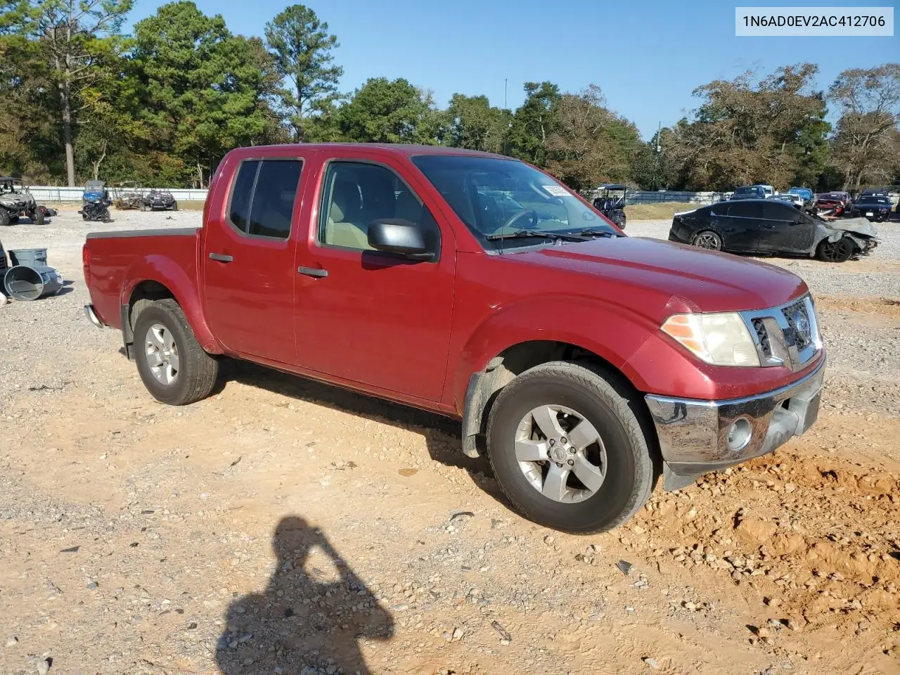 1N6AD0EV2AC412706 2010 Nissan Frontier Crew Cab Se