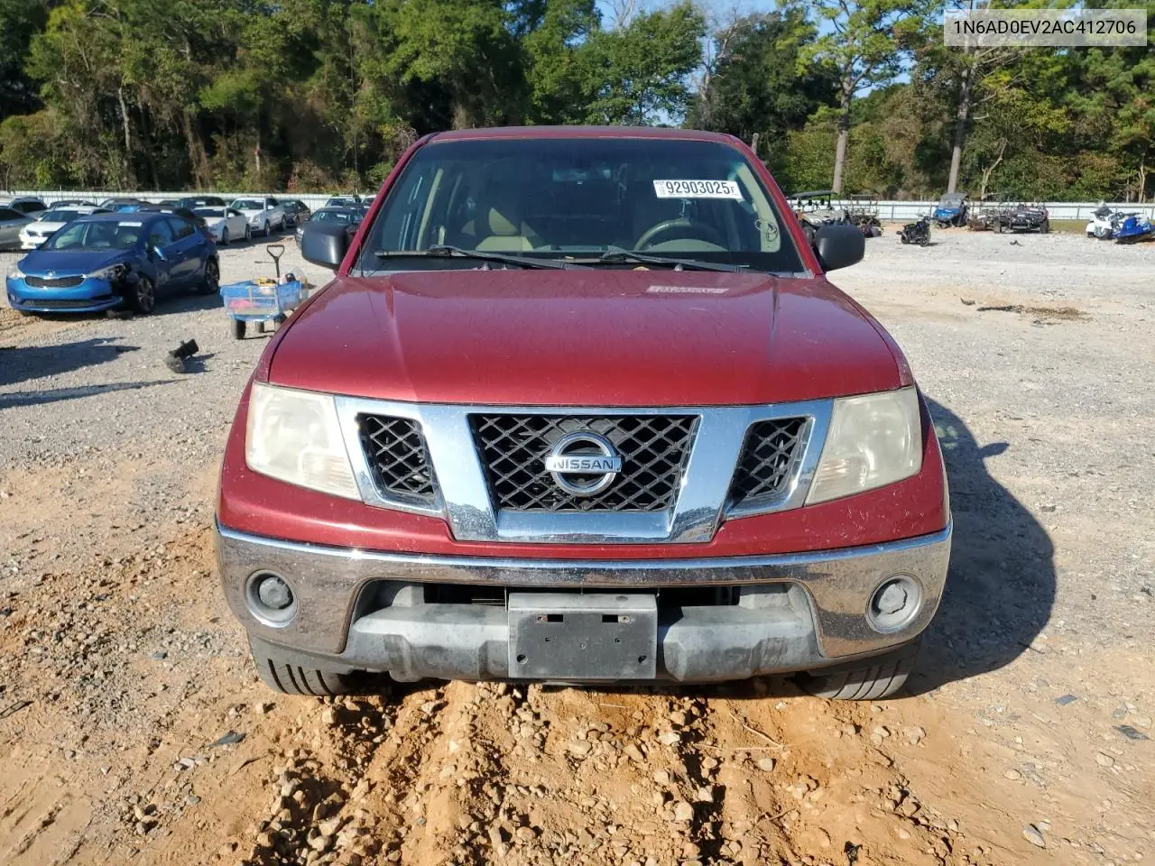 1N6AD0EV2AC412706 2010 Nissan Frontier Crew Cab Se