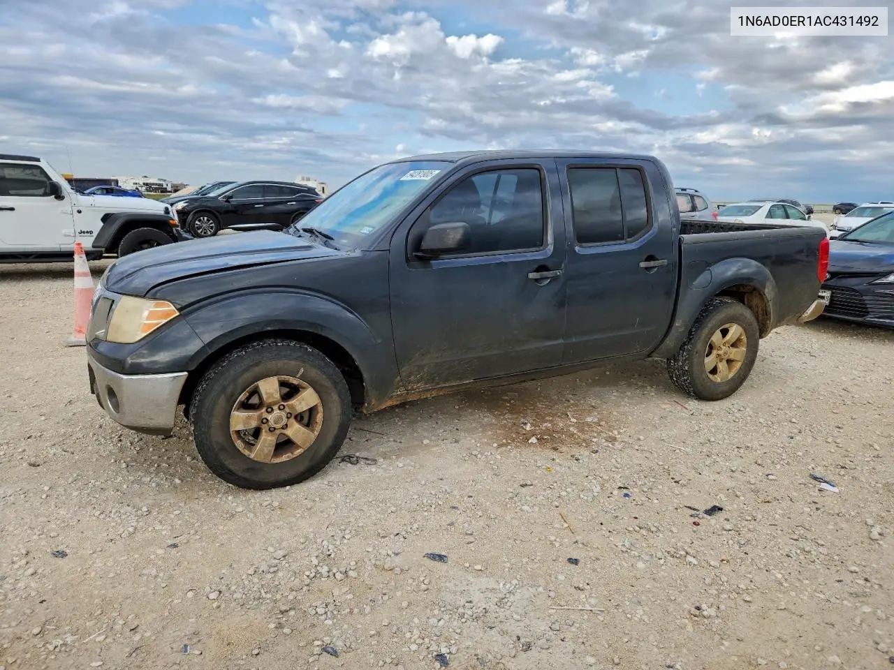 1N6AD0ER1AC431492 2010 Nissan Frontier Crew Cab Se