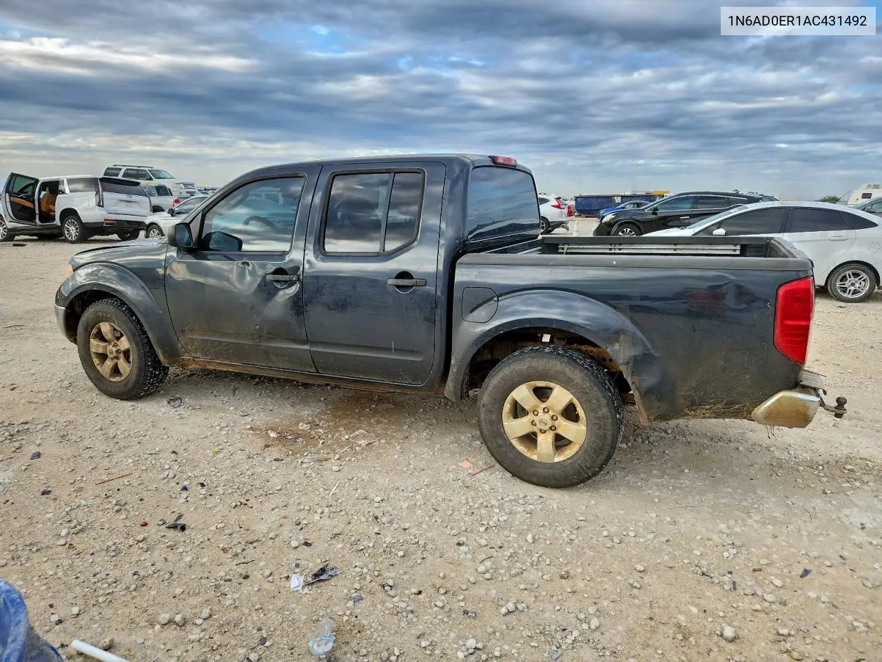 1N6AD0ER1AC431492 2010 Nissan Frontier Crew Cab Se