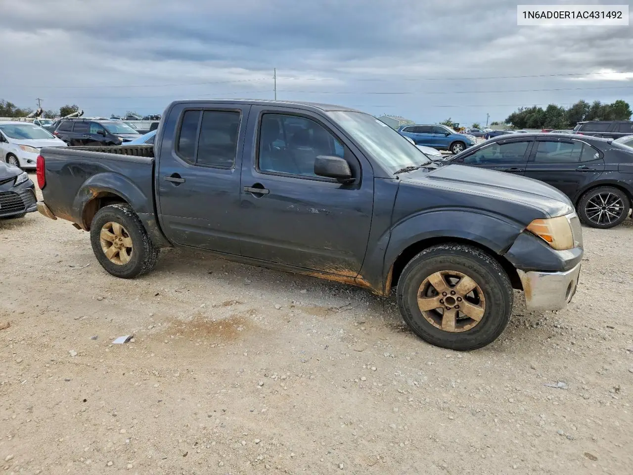 1N6AD0ER1AC431492 2010 Nissan Frontier Crew Cab Se