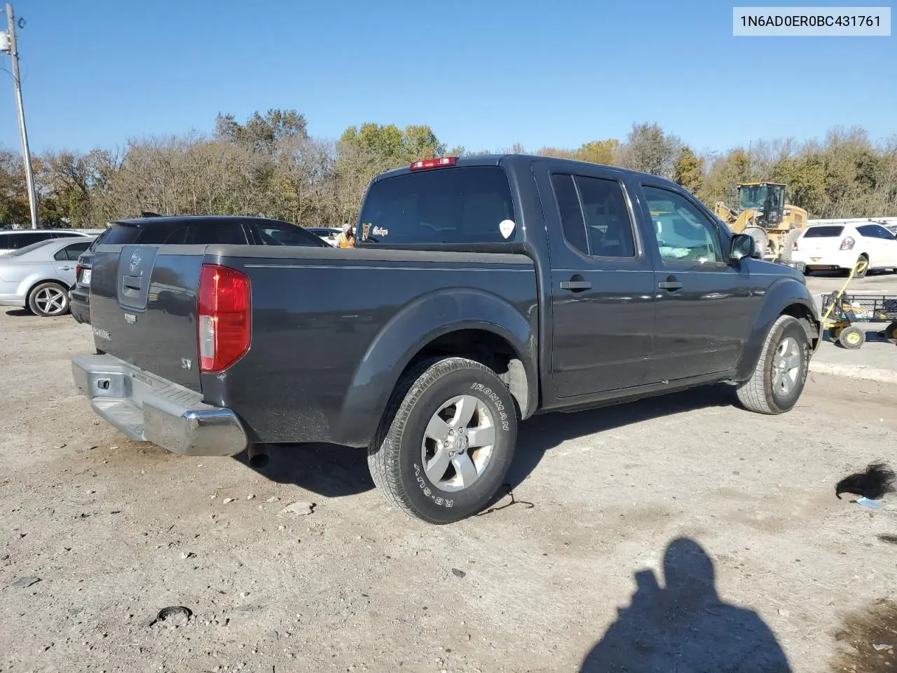 1N6AD0ER0BC431761 2011 Nissan Frontier S