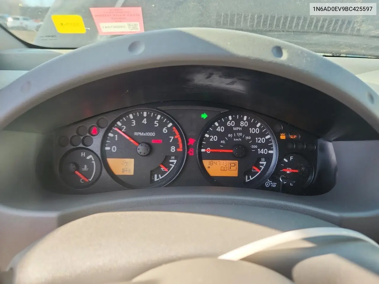 1N6AD0EV9BC425597 2011 Nissan Frontier S