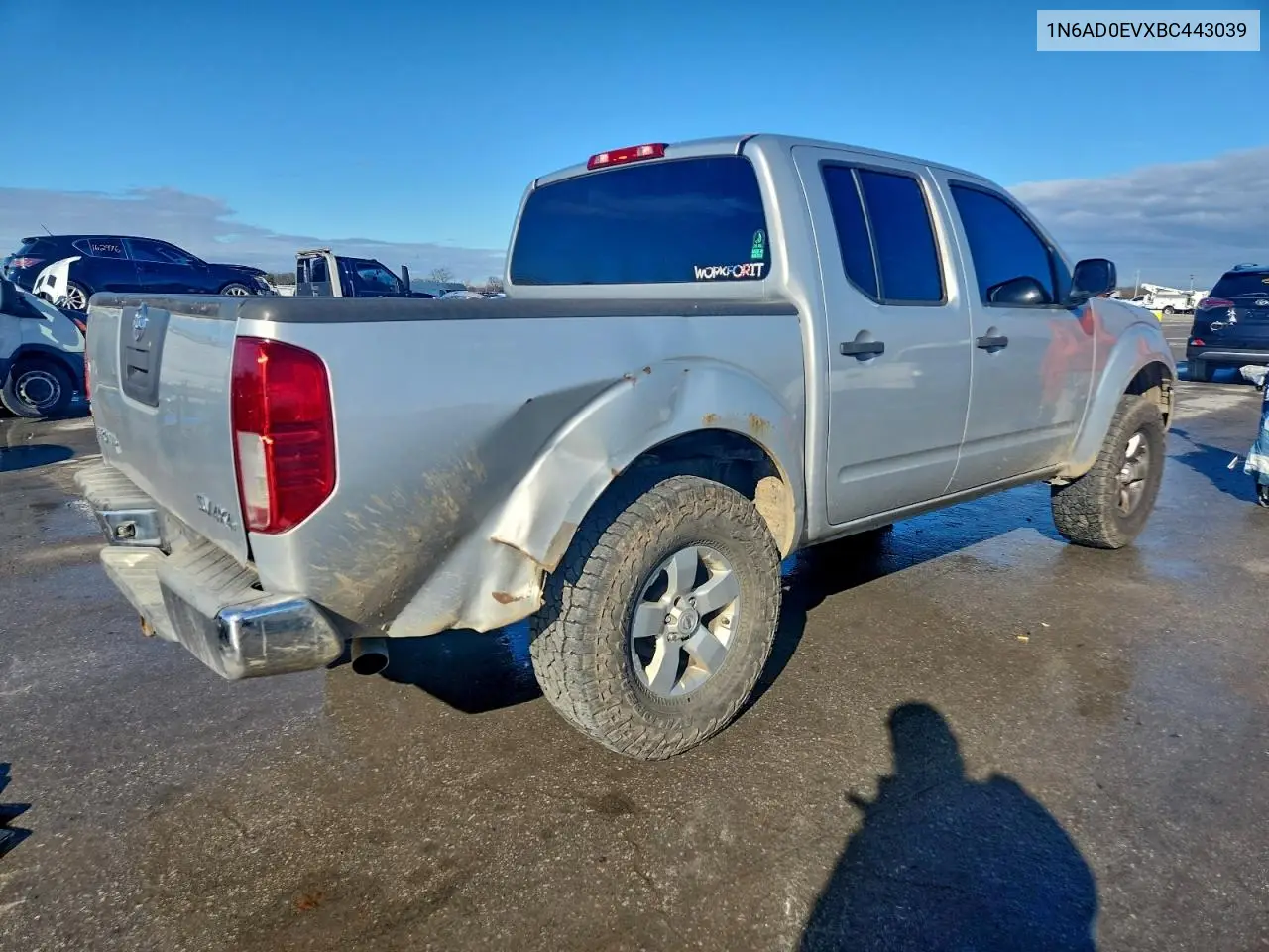 1N6AD0EVXBC443039 2011 Nissan Frontier S