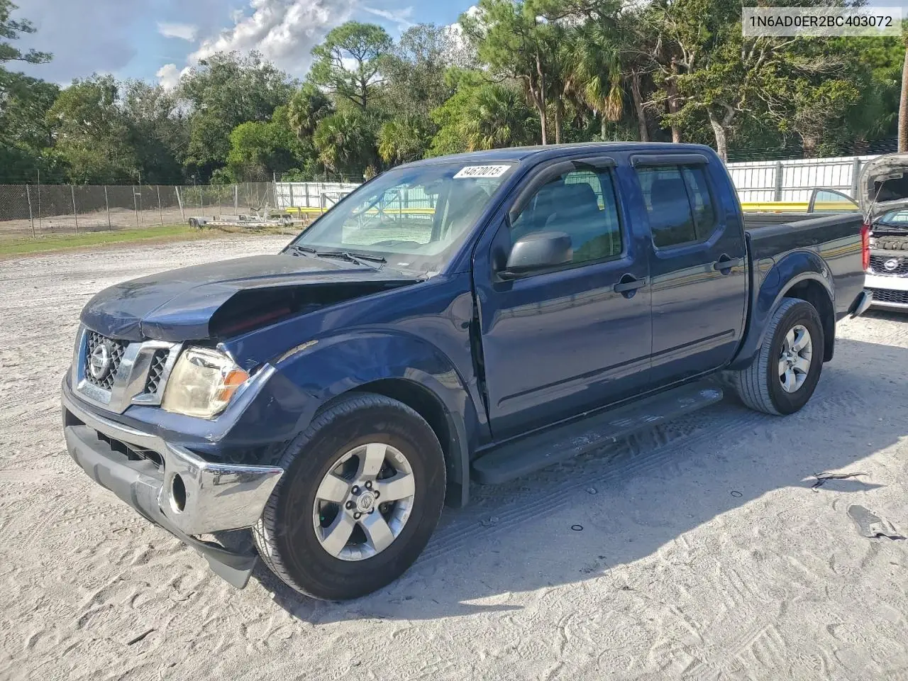 1N6AD0ER2BC403072 2011 Nissan Frontier S