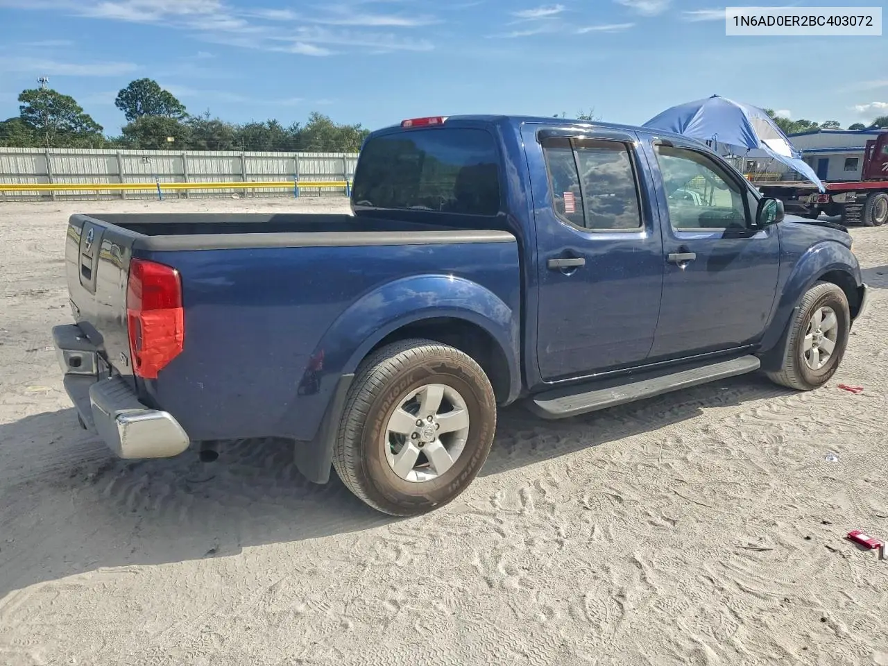 1N6AD0ER2BC403072 2011 Nissan Frontier S
