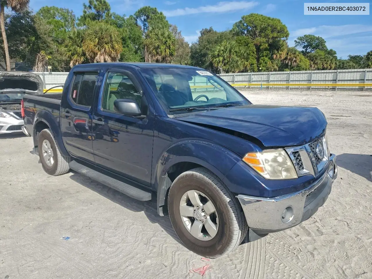 1N6AD0ER2BC403072 2011 Nissan Frontier S