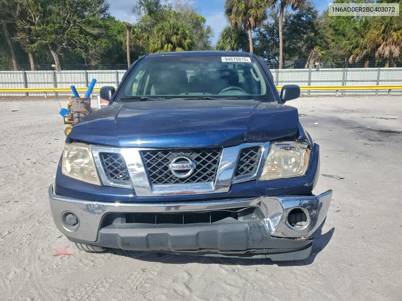 1N6AD0ER2BC403072 2011 Nissan Frontier S