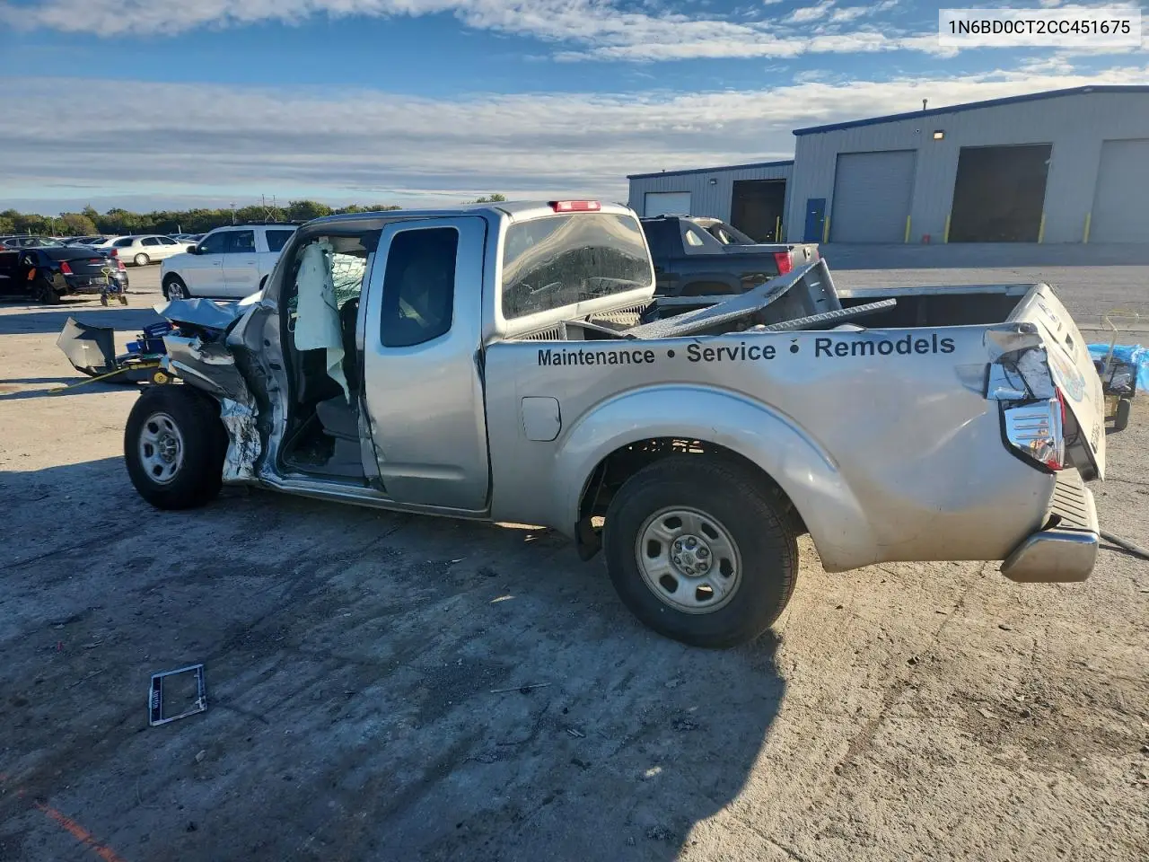 1N6BD0CT2CC451675 2012 Nissan Frontier S