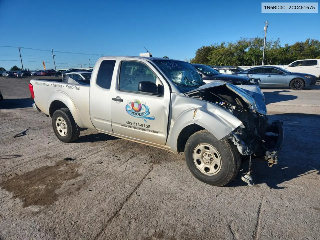 1N6BD0CT2CC451675 2012 Nissan Frontier S