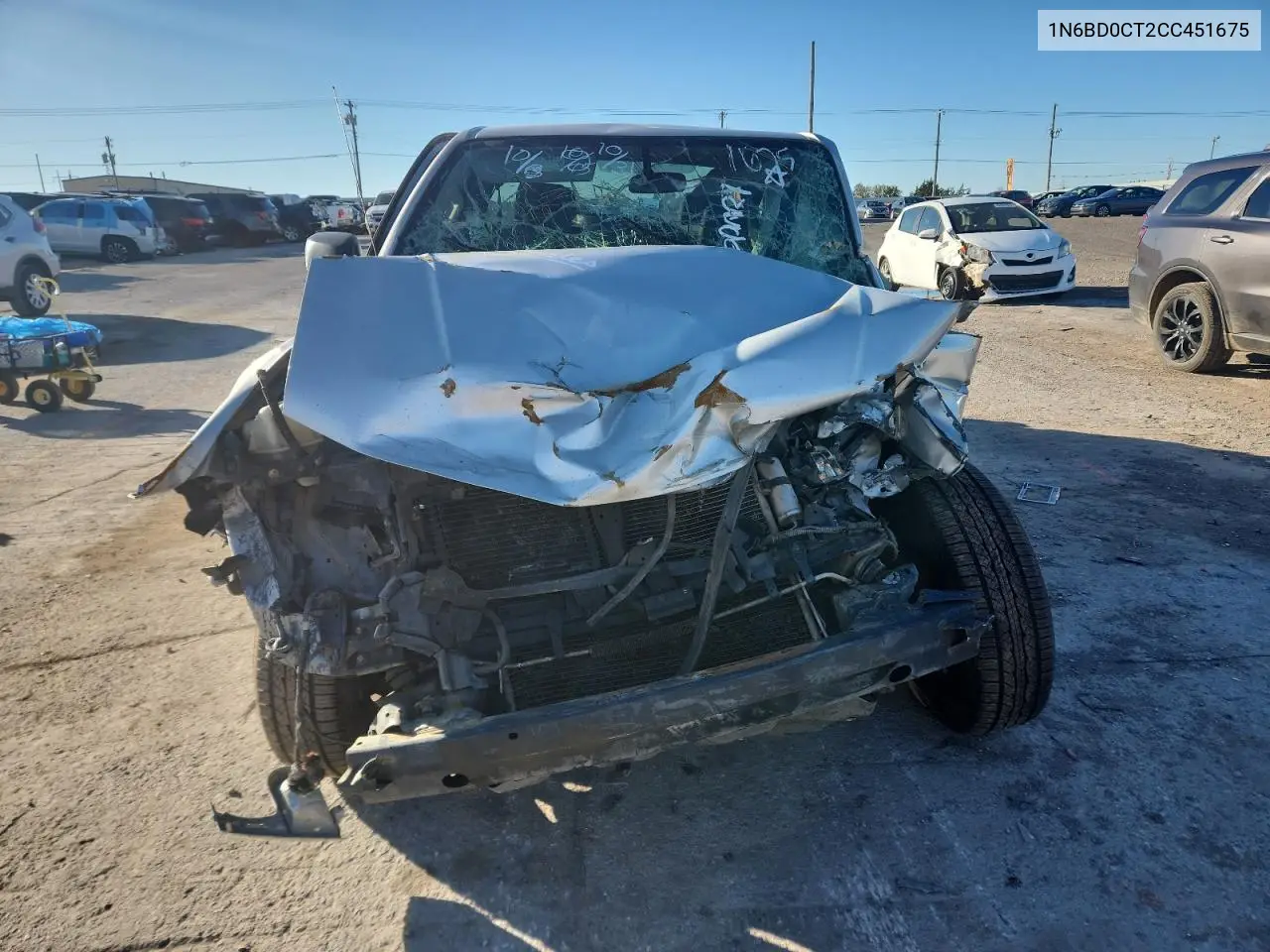 1N6BD0CT2CC451675 2012 Nissan Frontier S