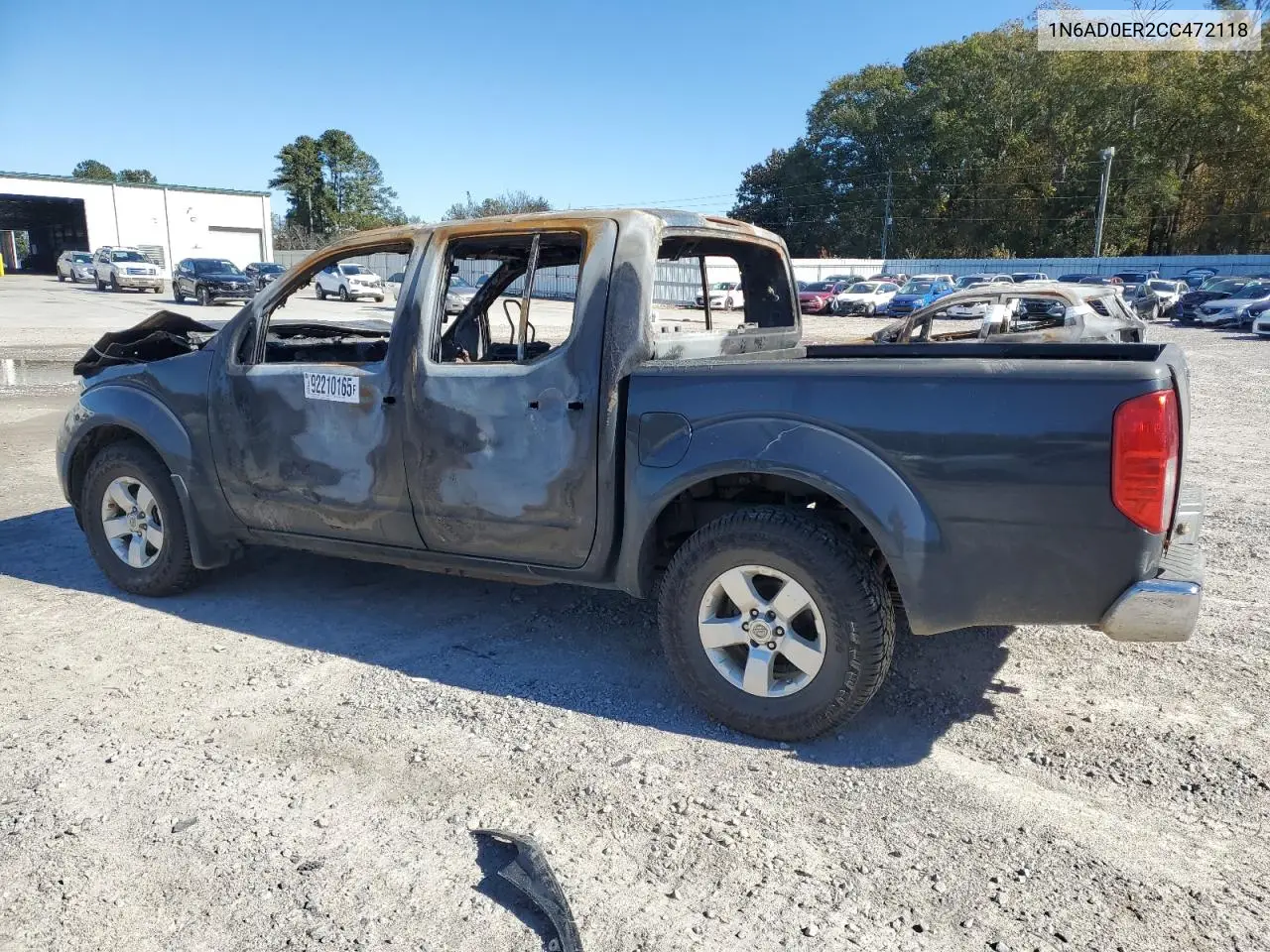 1N6AD0ER2CC472118 2012 Nissan Frontier S