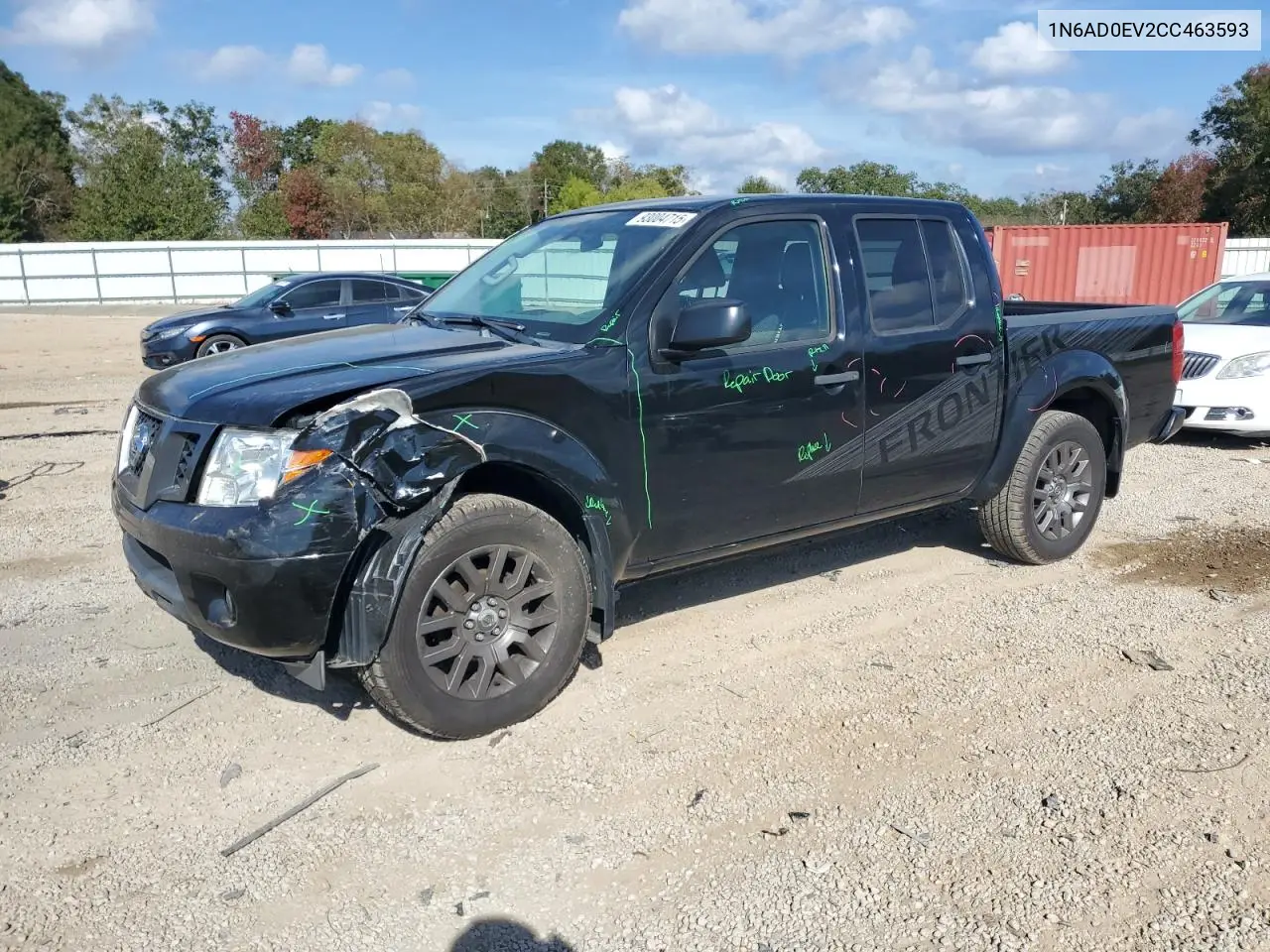1N6AD0EV2CC463593 2012 Nissan Frontier S
