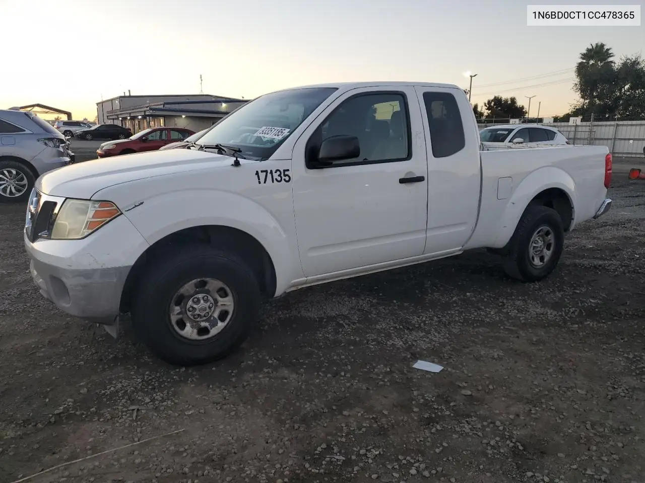 1N6BD0CT1CC478365 2012 Nissan Frontier S