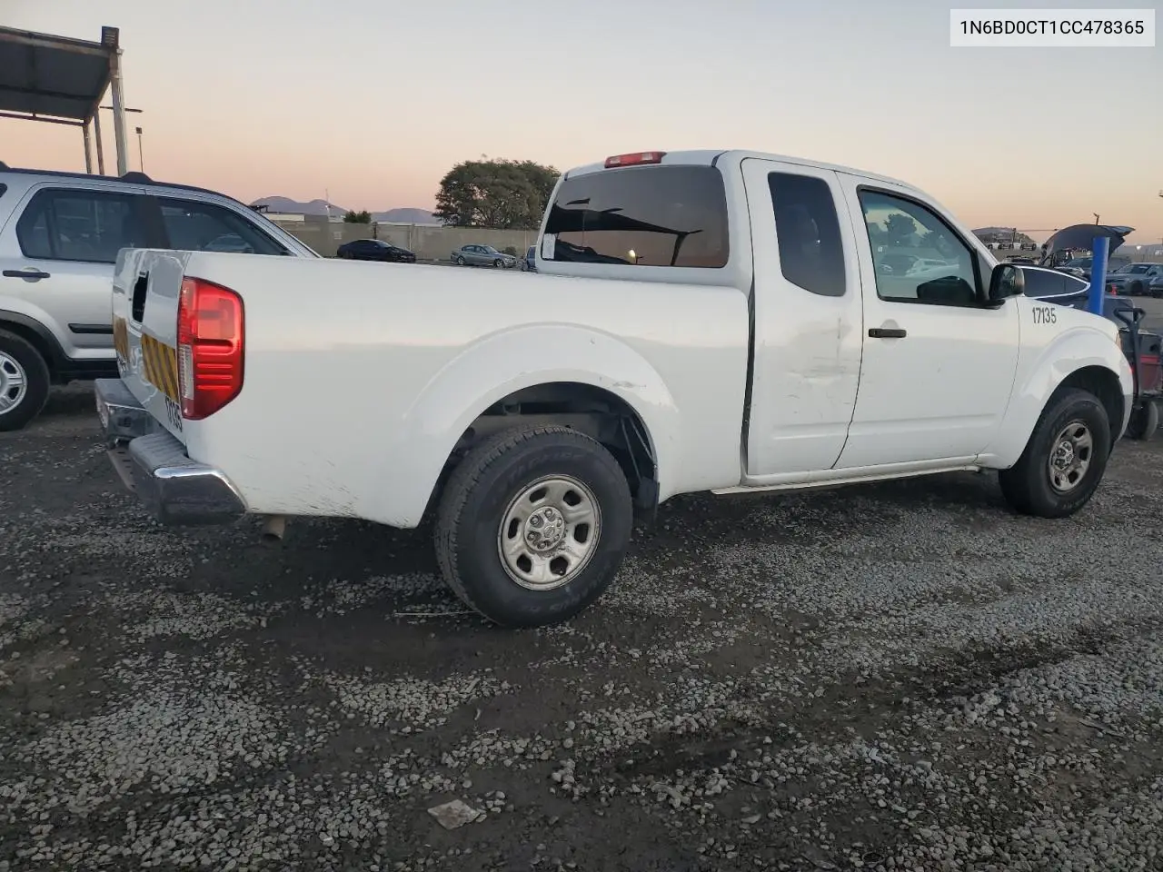 1N6BD0CT1CC478365 2012 Nissan Frontier S