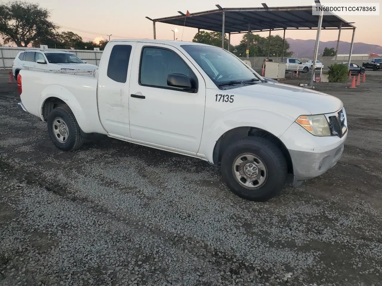 1N6BD0CT1CC478365 2012 Nissan Frontier S