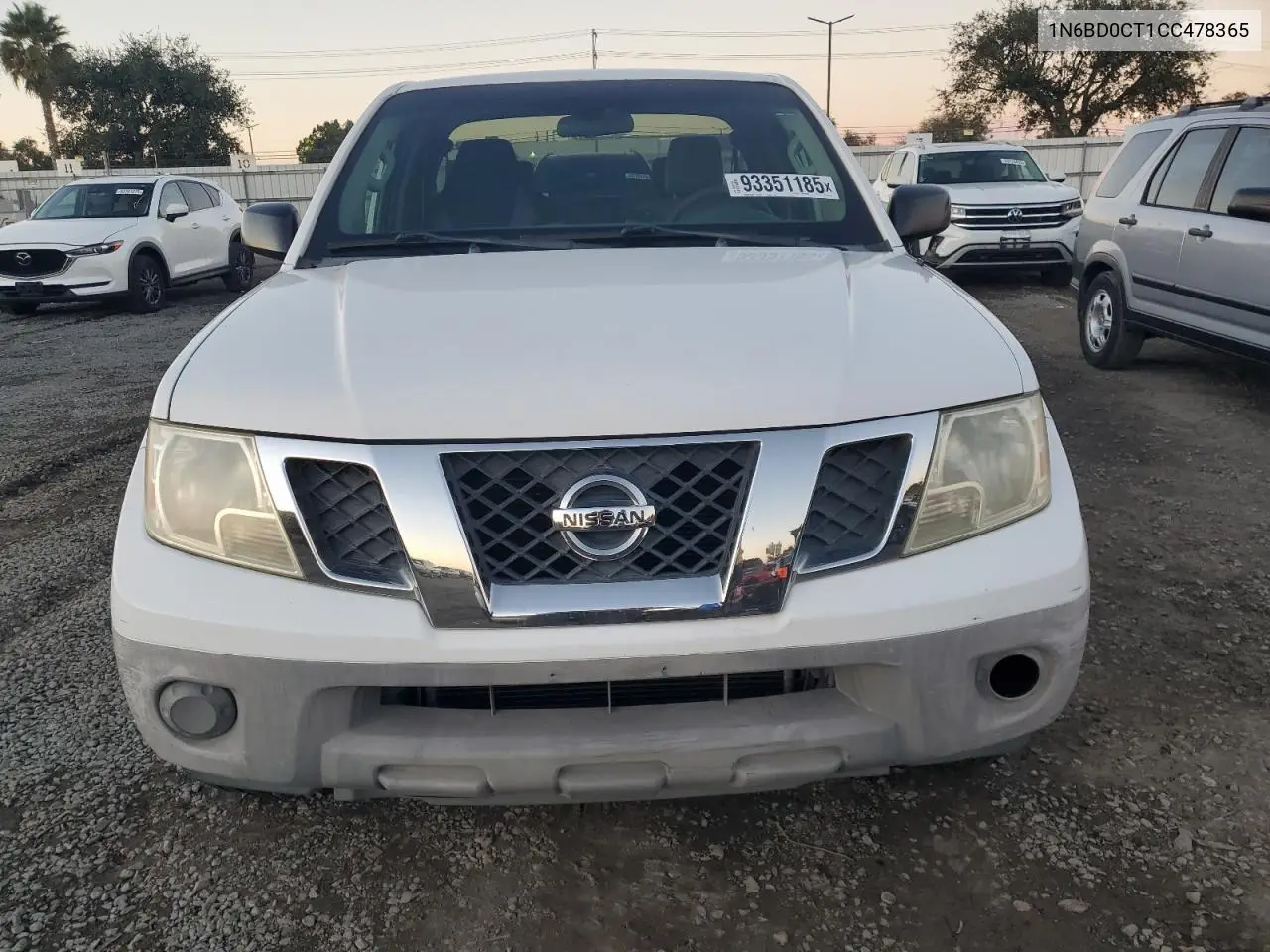 1N6BD0CT1CC478365 2012 Nissan Frontier S