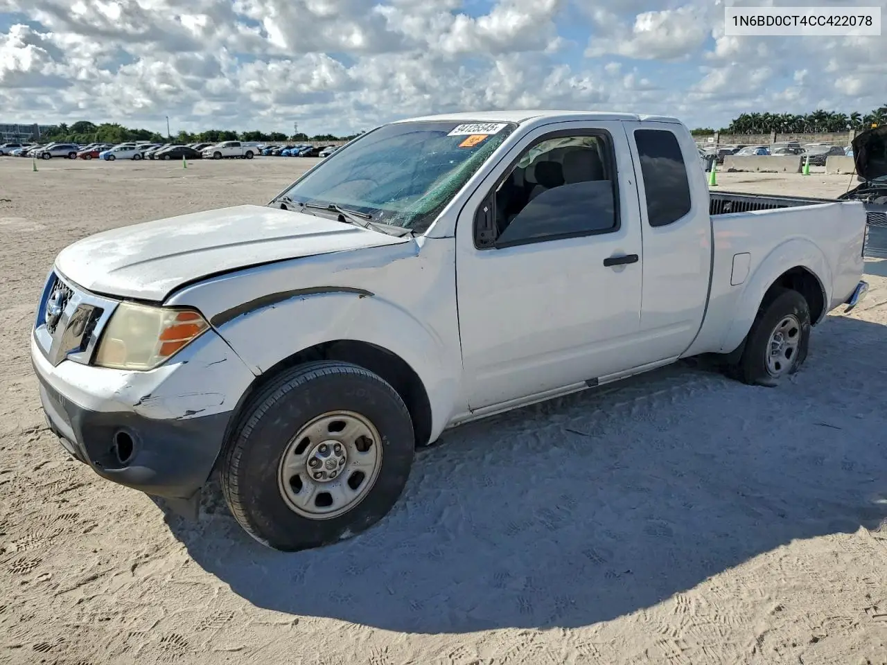 1N6BD0CT4CC422078 2012 Nissan Frontier S