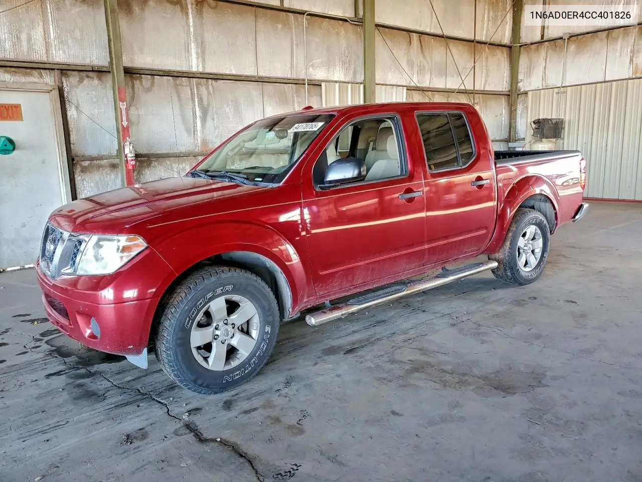 1N6AD0ER4CC401826 2012 Nissan Frontier S