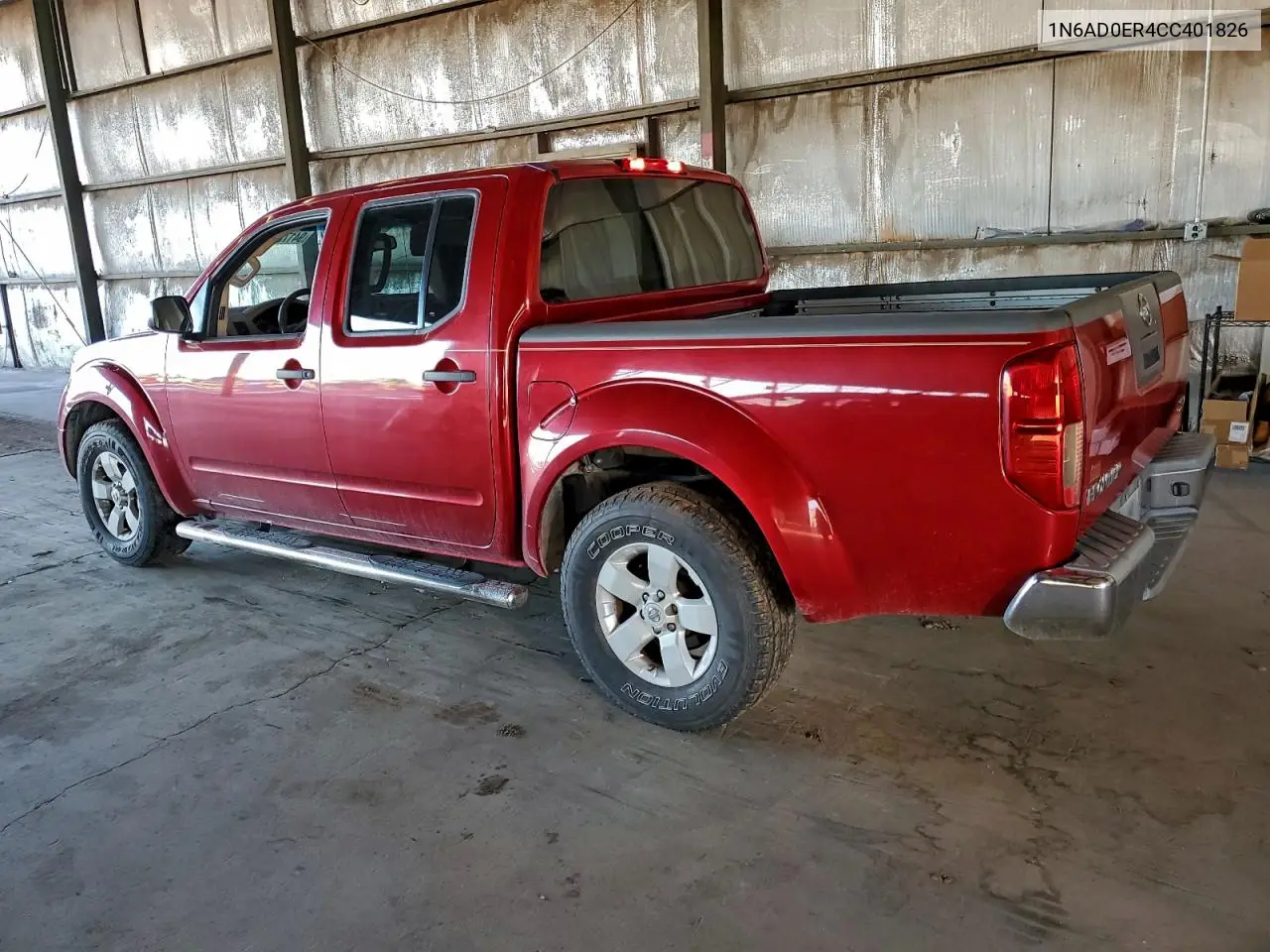 1N6AD0ER4CC401826 2012 Nissan Frontier S