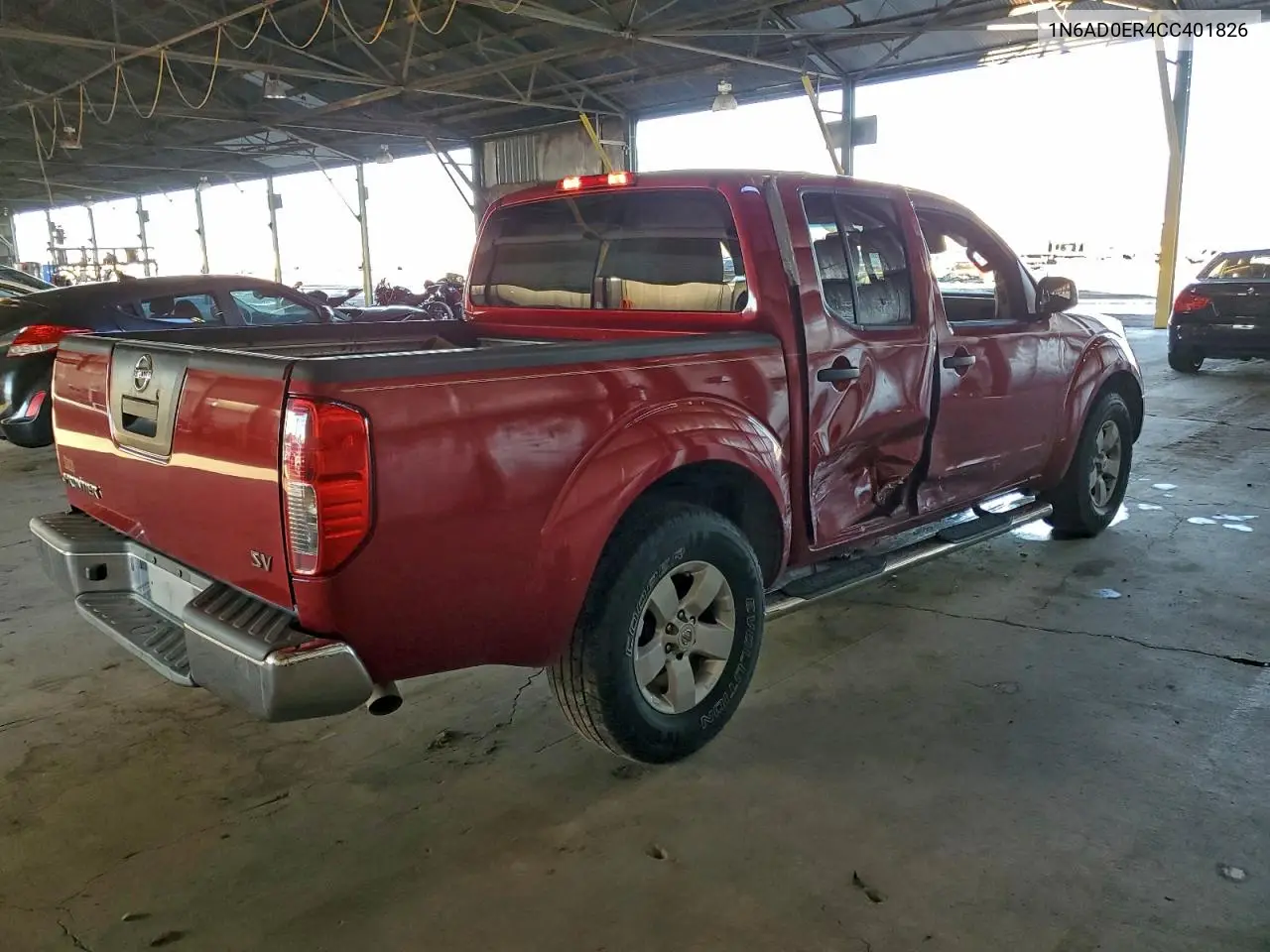 1N6AD0ER4CC401826 2012 Nissan Frontier S