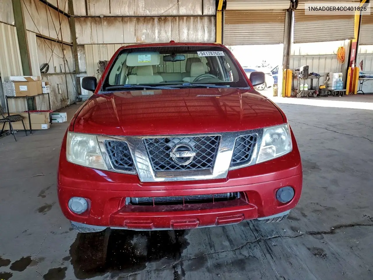 1N6AD0ER4CC401826 2012 Nissan Frontier S