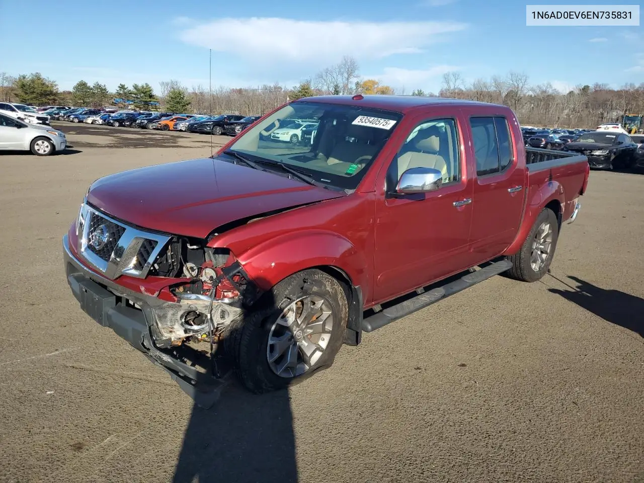 1N6AD0EV6EN735831 2014 Nissan Frontier S