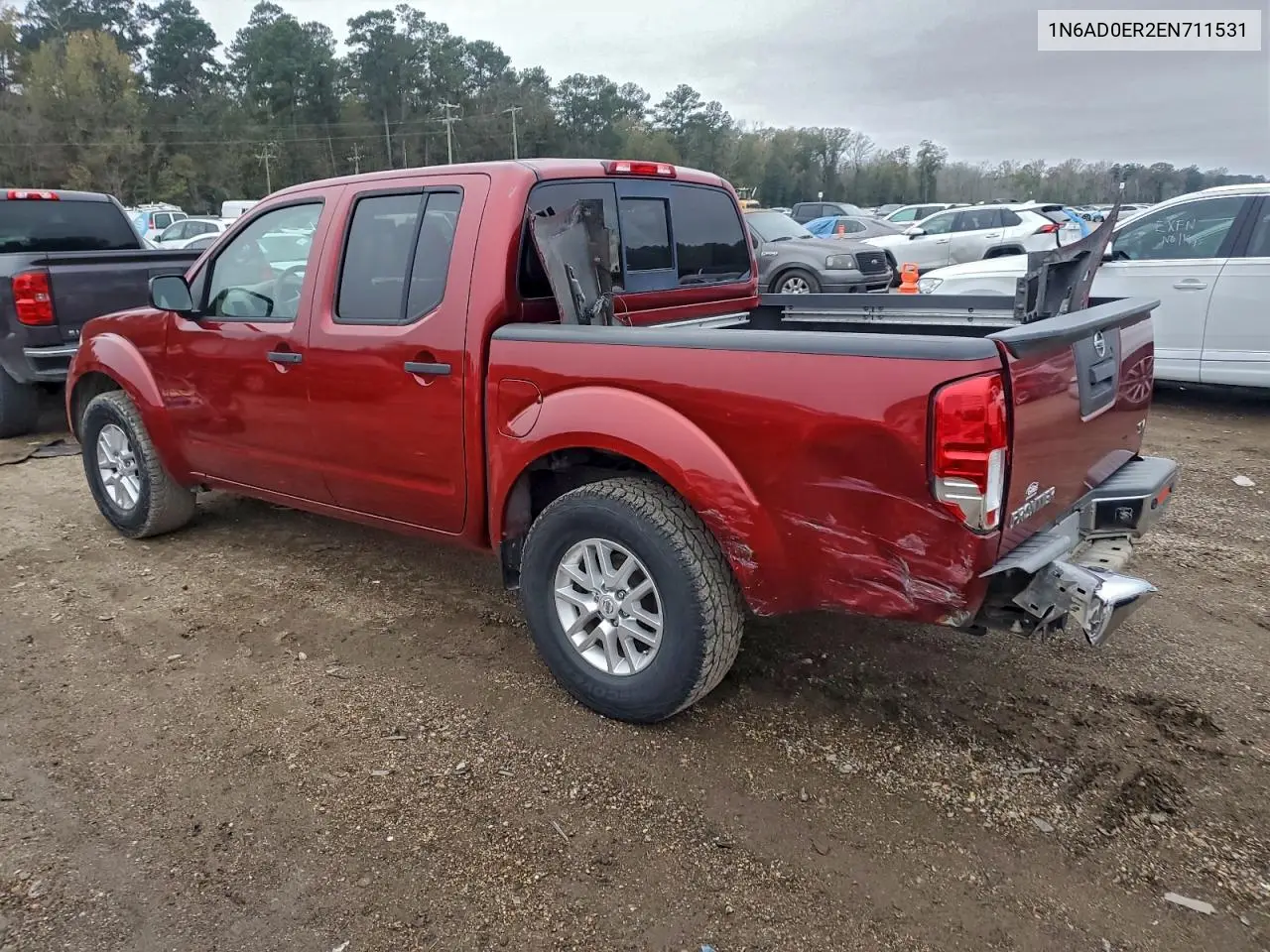 1N6AD0ER2EN711531 2014 Nissan Frontier S
