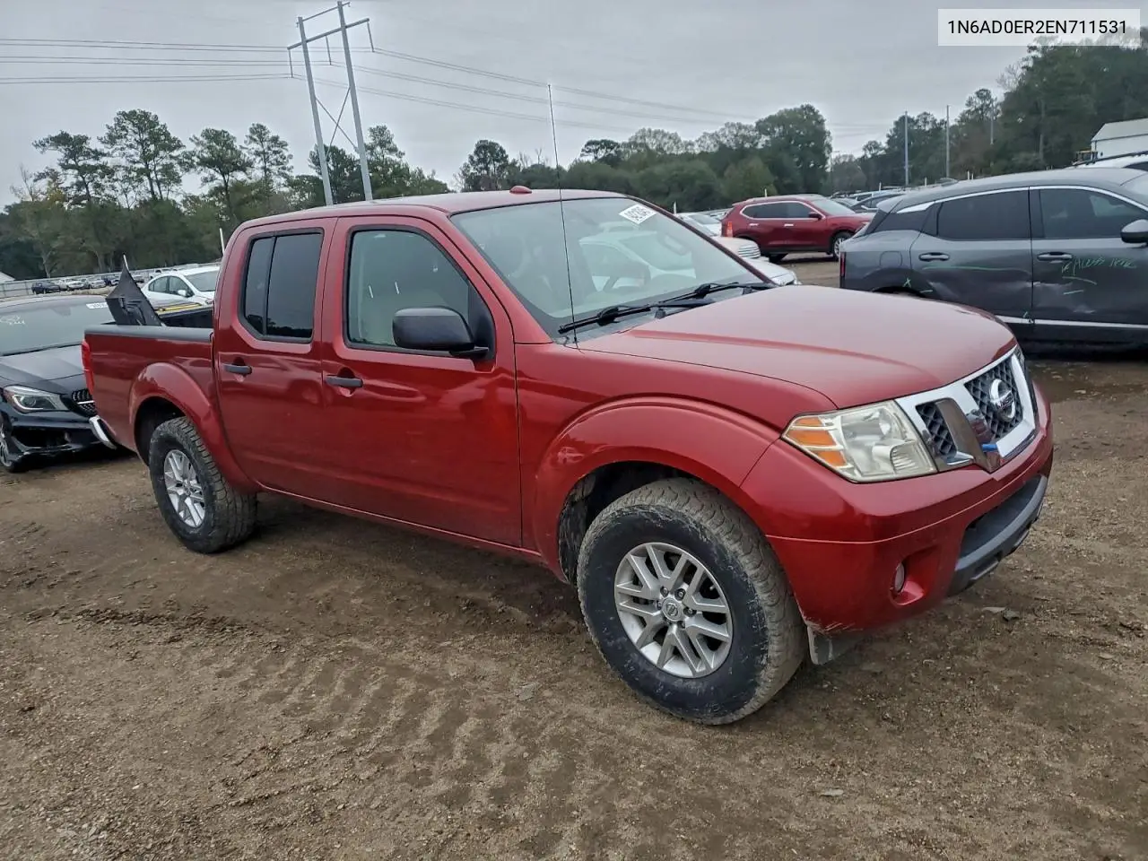 1N6AD0ER2EN711531 2014 Nissan Frontier S