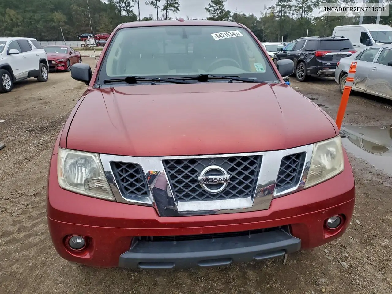 1N6AD0ER2EN711531 2014 Nissan Frontier S