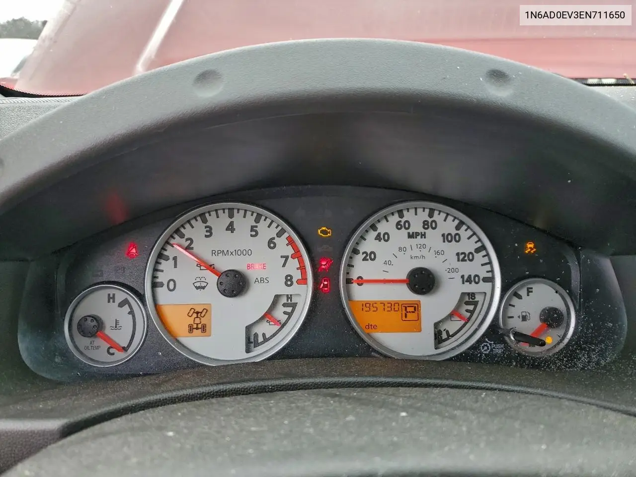 1N6AD0EV3EN711650 2014 Nissan Frontier S