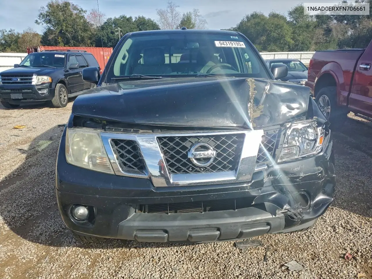 1N6AD0ERXFN706661 2015 Nissan Frontier S