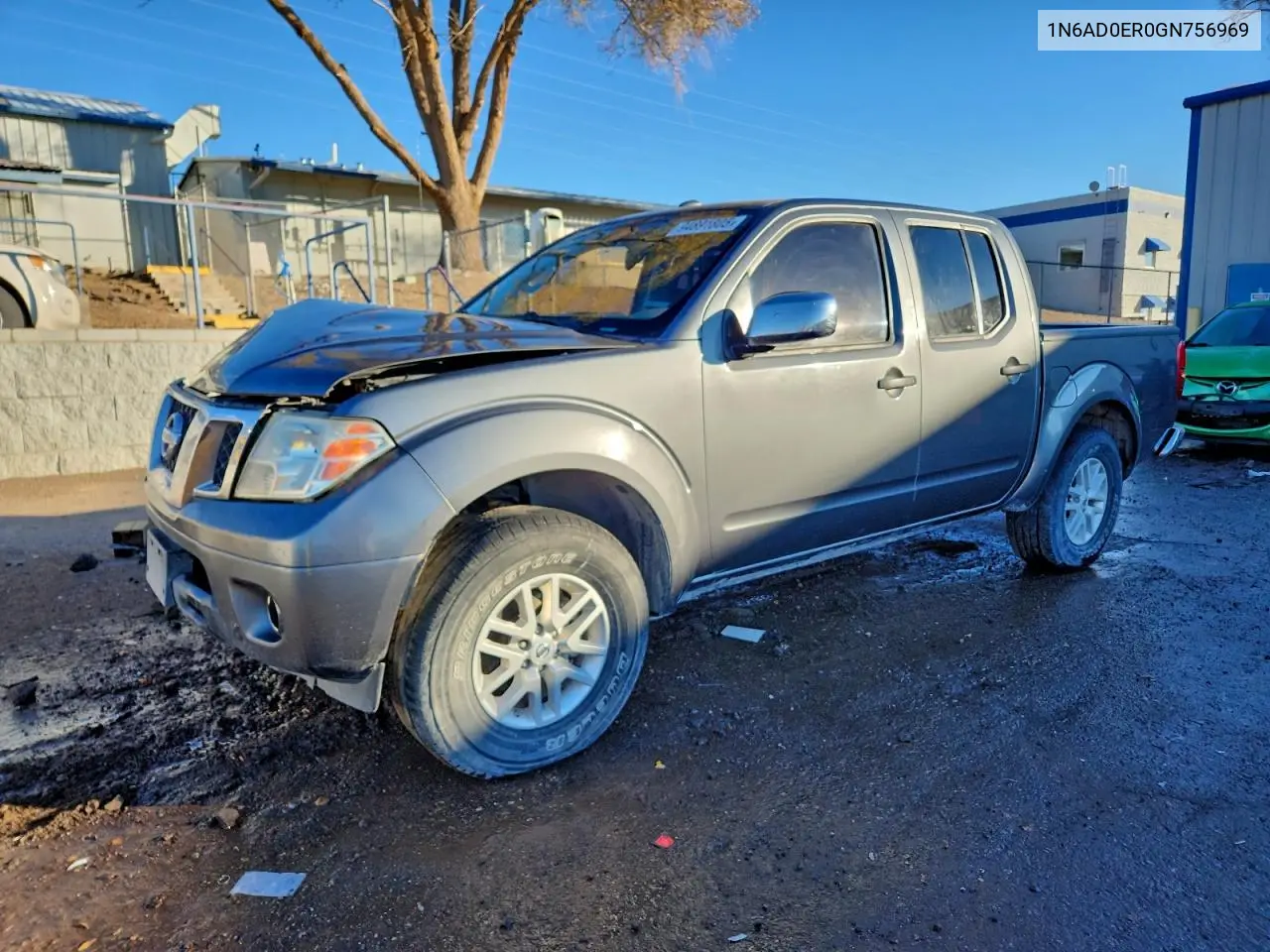 1N6AD0ER0GN756969 2016 Nissan Frontier S