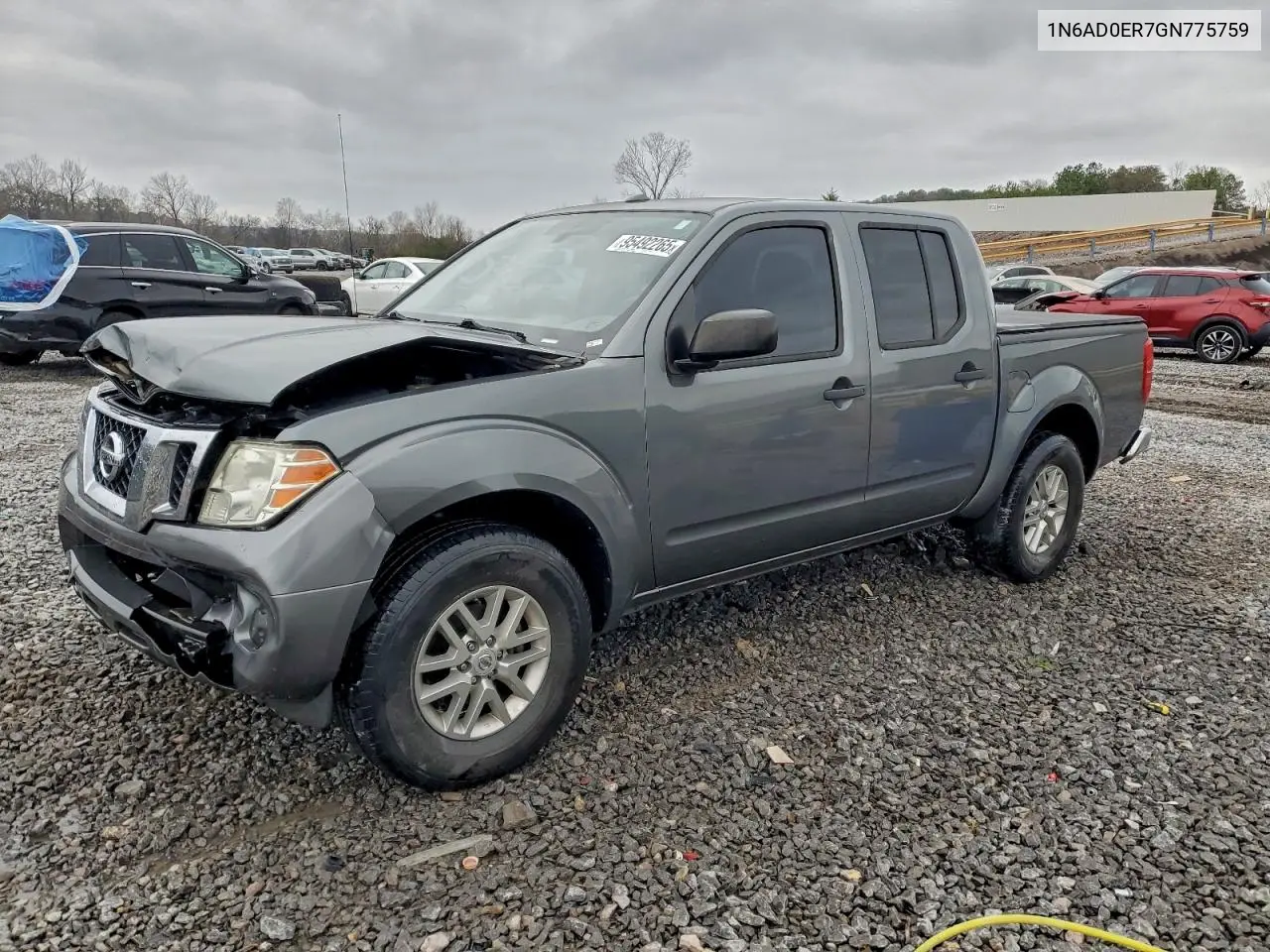 1N6AD0ER7GN775759 2016 Nissan Frontier S