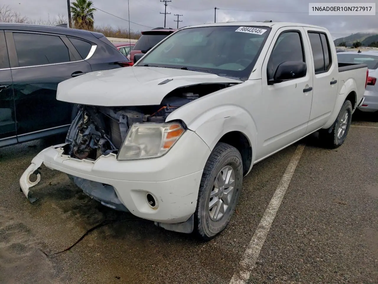 1N6AD0ER1GN727917 2016 Nissan Frontier S