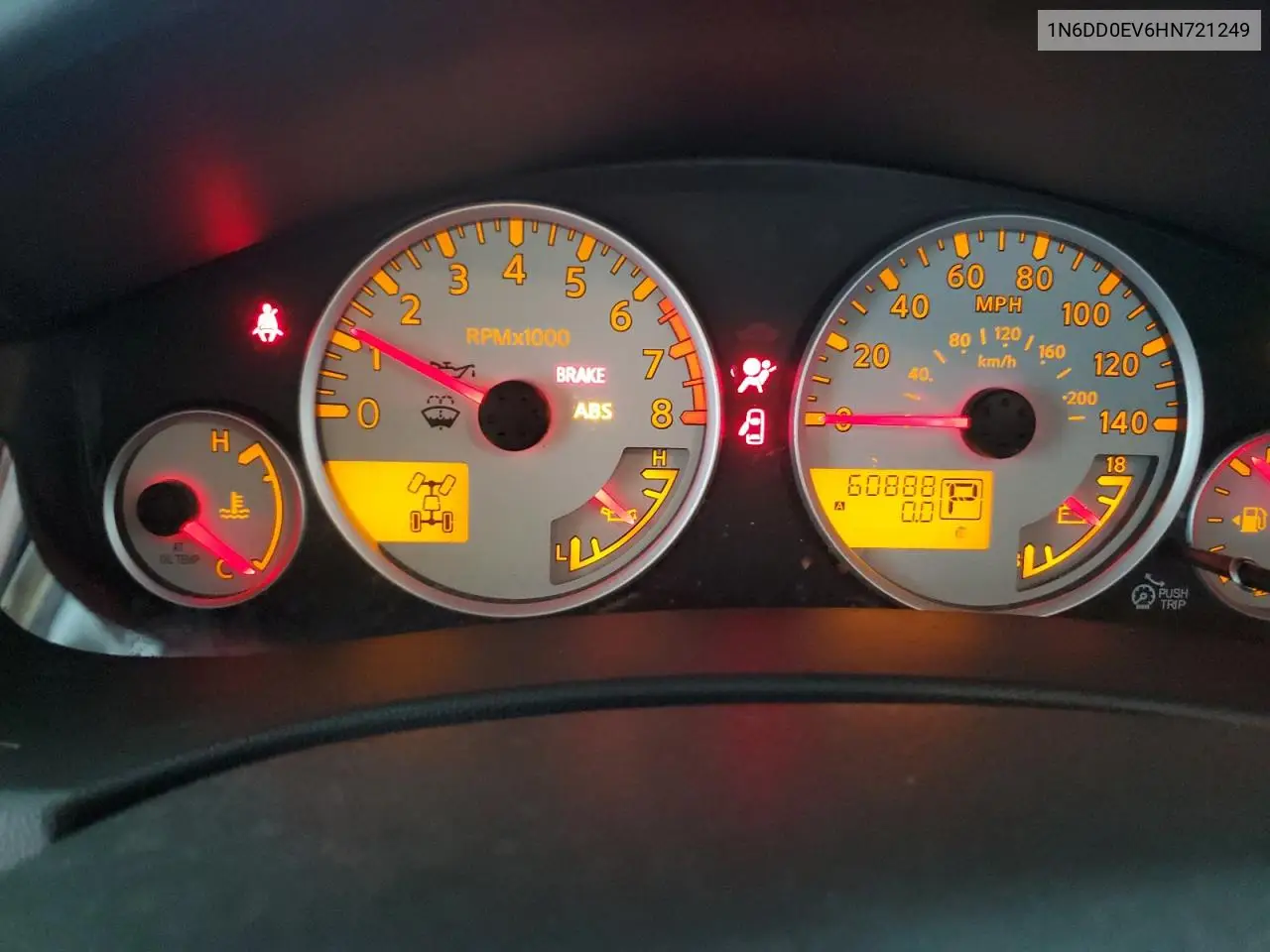 1N6DD0EV6HN721249 2017 Nissan Frontier S