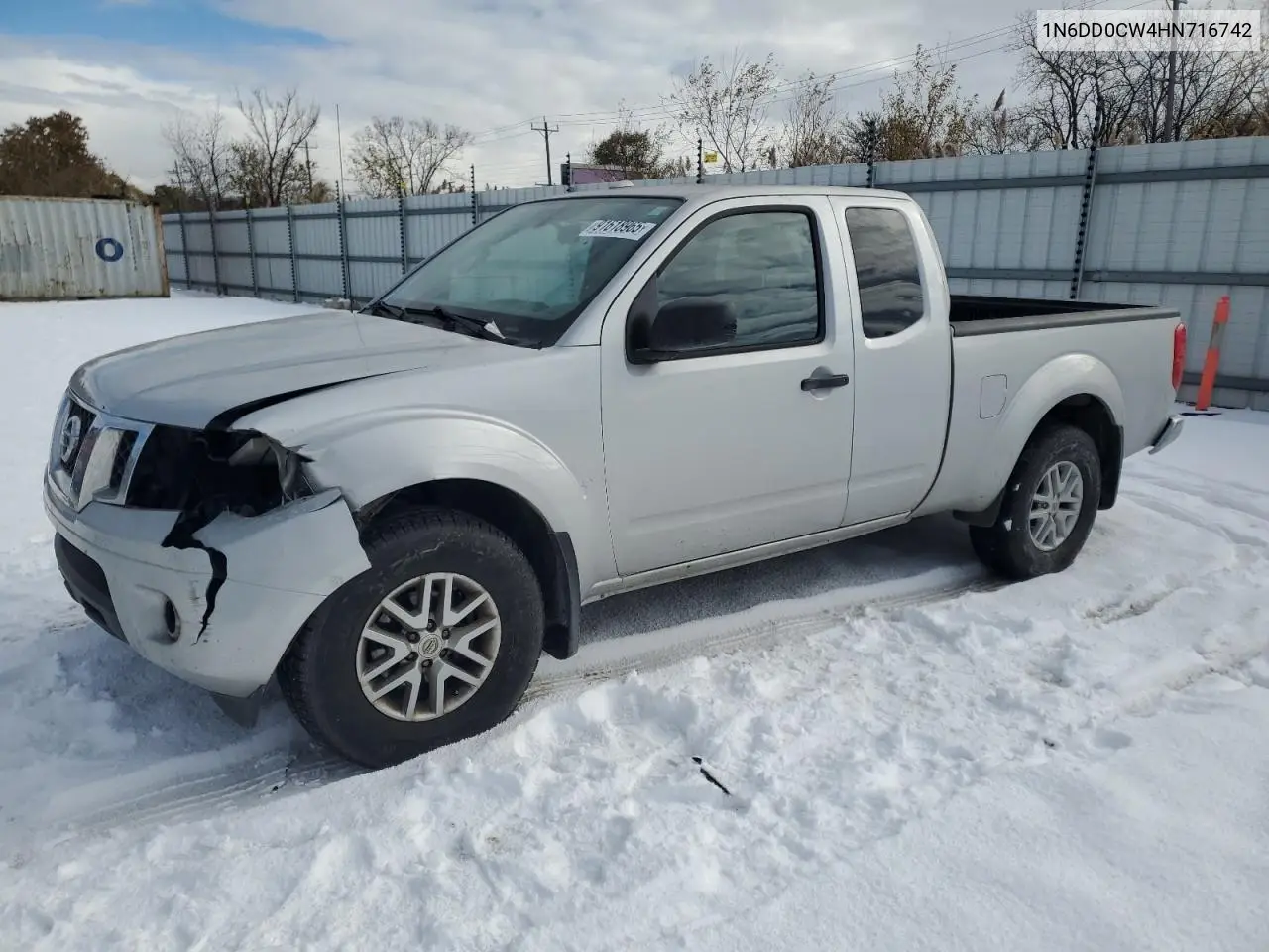 1N6DD0CW4HN716742 2017 Nissan Frontier Sv