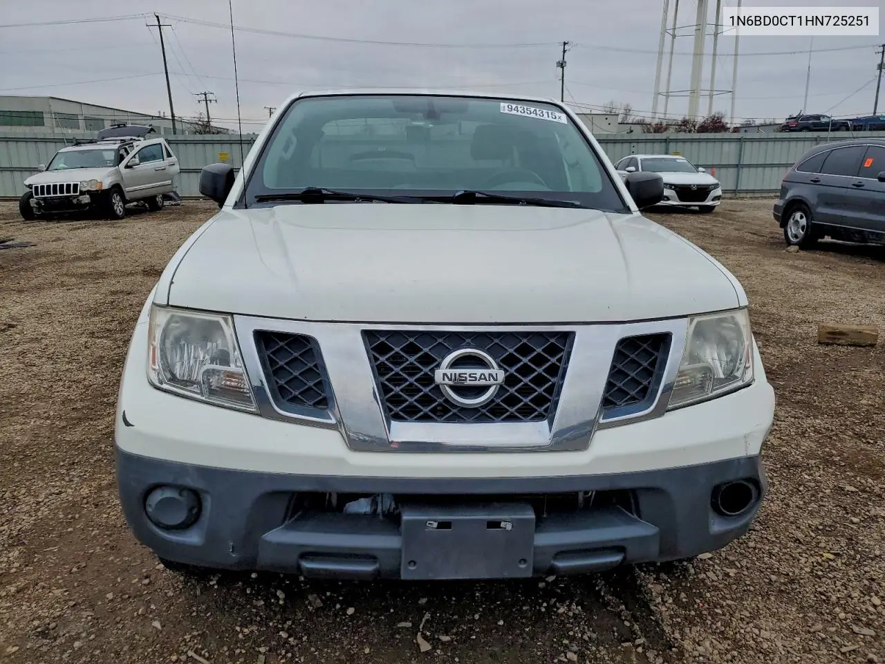 1N6BD0CT1HN725251 2017 Nissan Frontier S