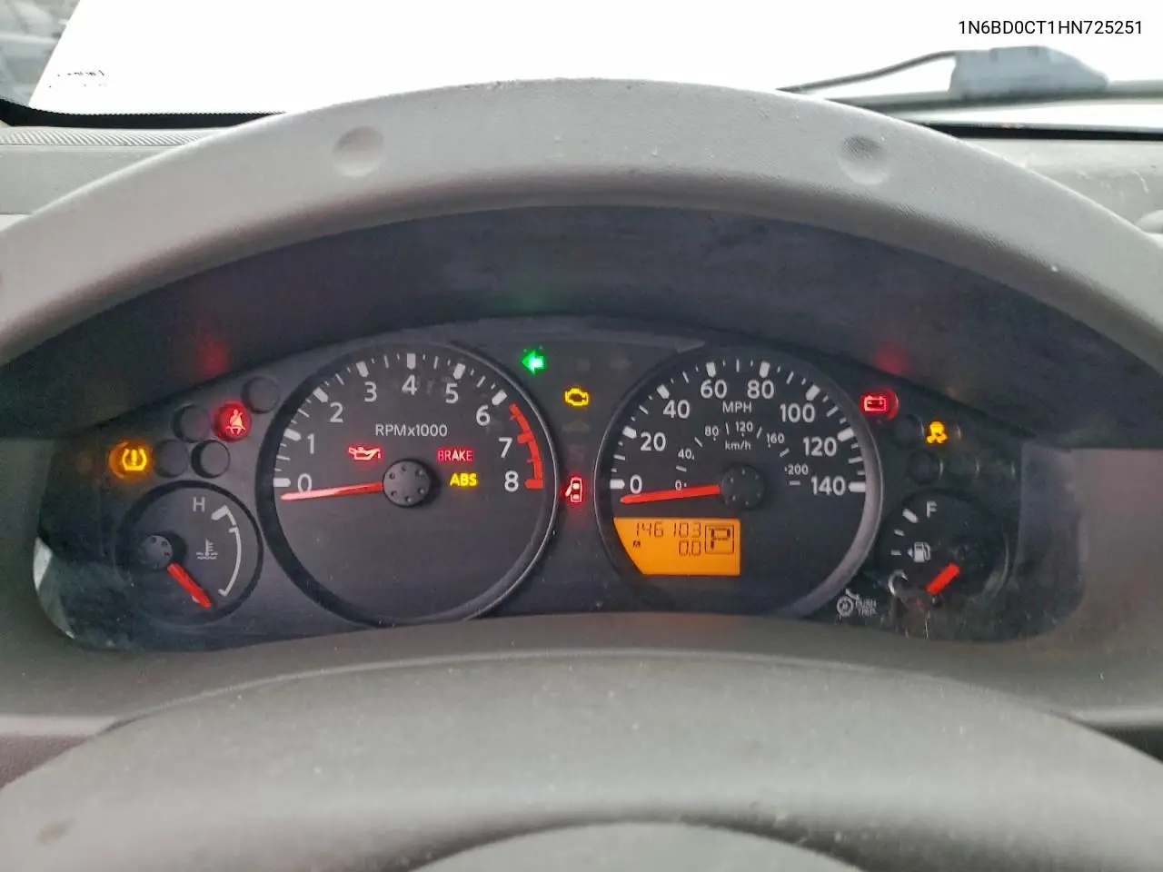 1N6BD0CT1HN725251 2017 Nissan Frontier S