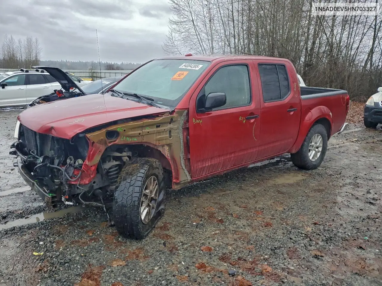 1N6AD0EV5HN703327 2017 Nissan Frontier S