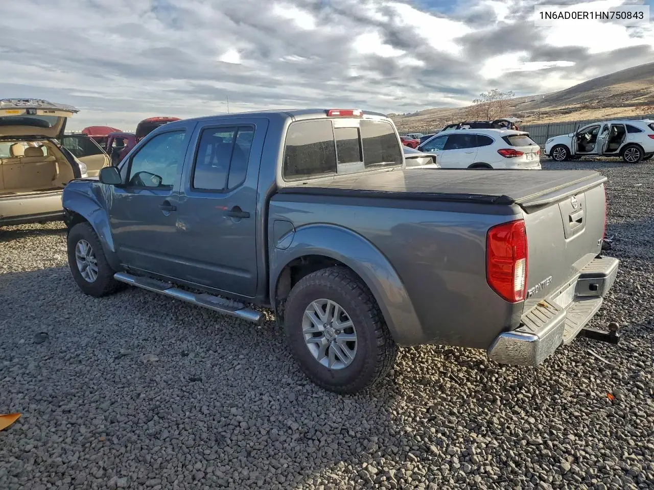 1N6AD0ER1HN750843 2017 Nissan Frontier S