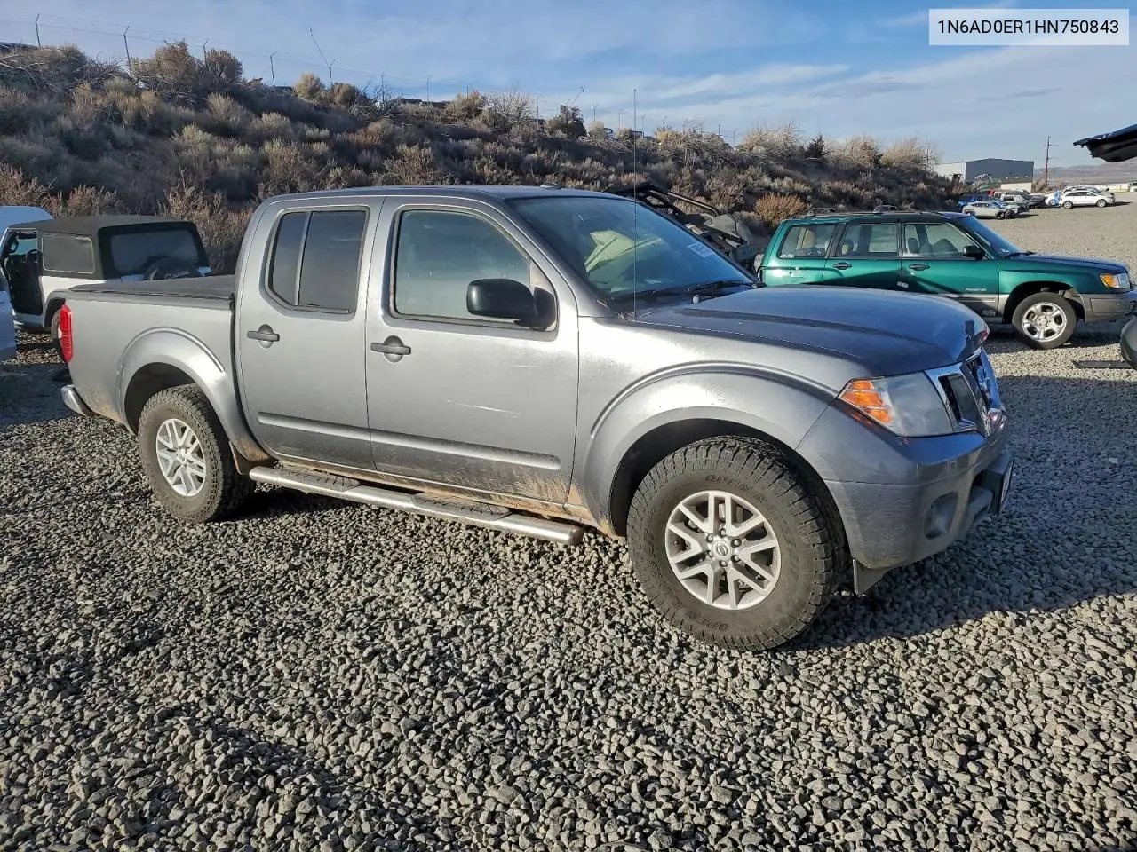 1N6AD0ER1HN750843 2017 Nissan Frontier S