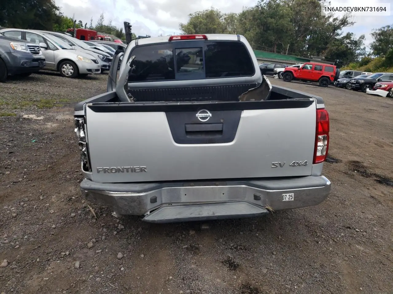 1N6AD0EV8KN731694 2019 Nissan Frontier S