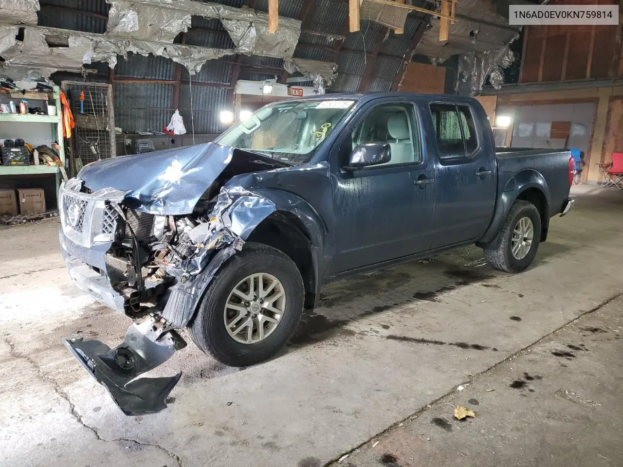 1N6AD0EV0KN759814 2019 Nissan Frontier S