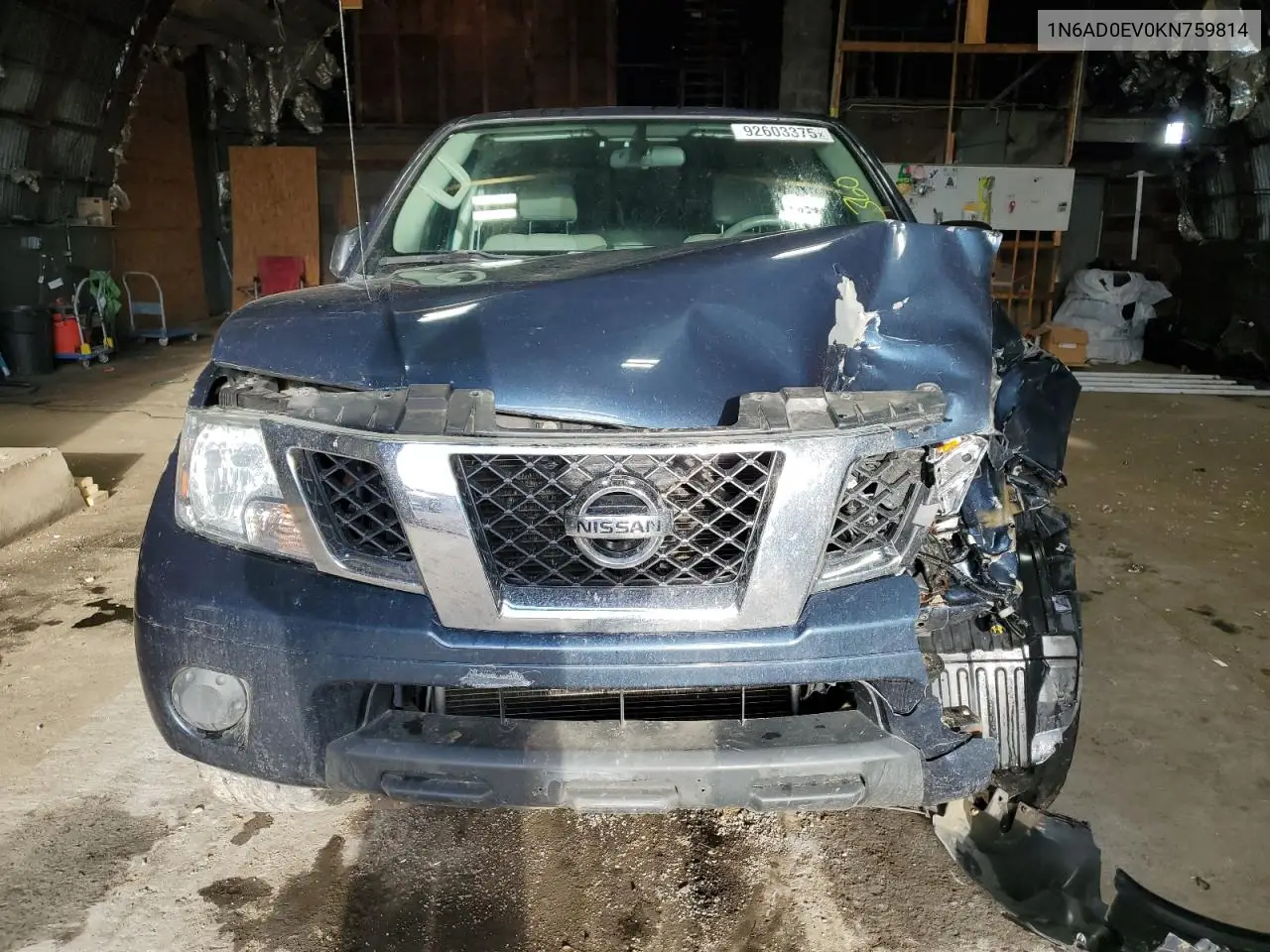 1N6AD0EV0KN759814 2019 Nissan Frontier S