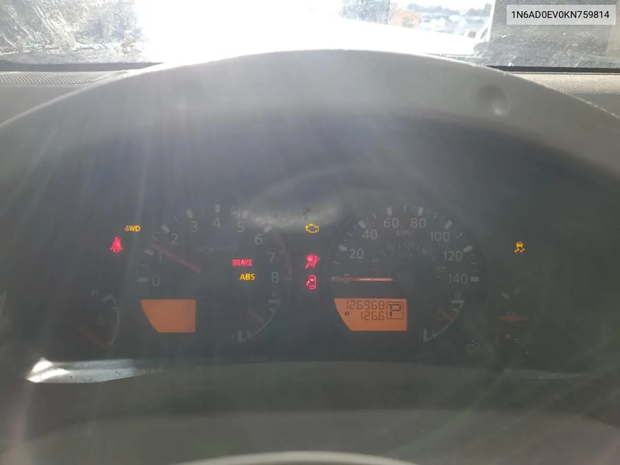 1N6AD0EV0KN759814 2019 Nissan Frontier S