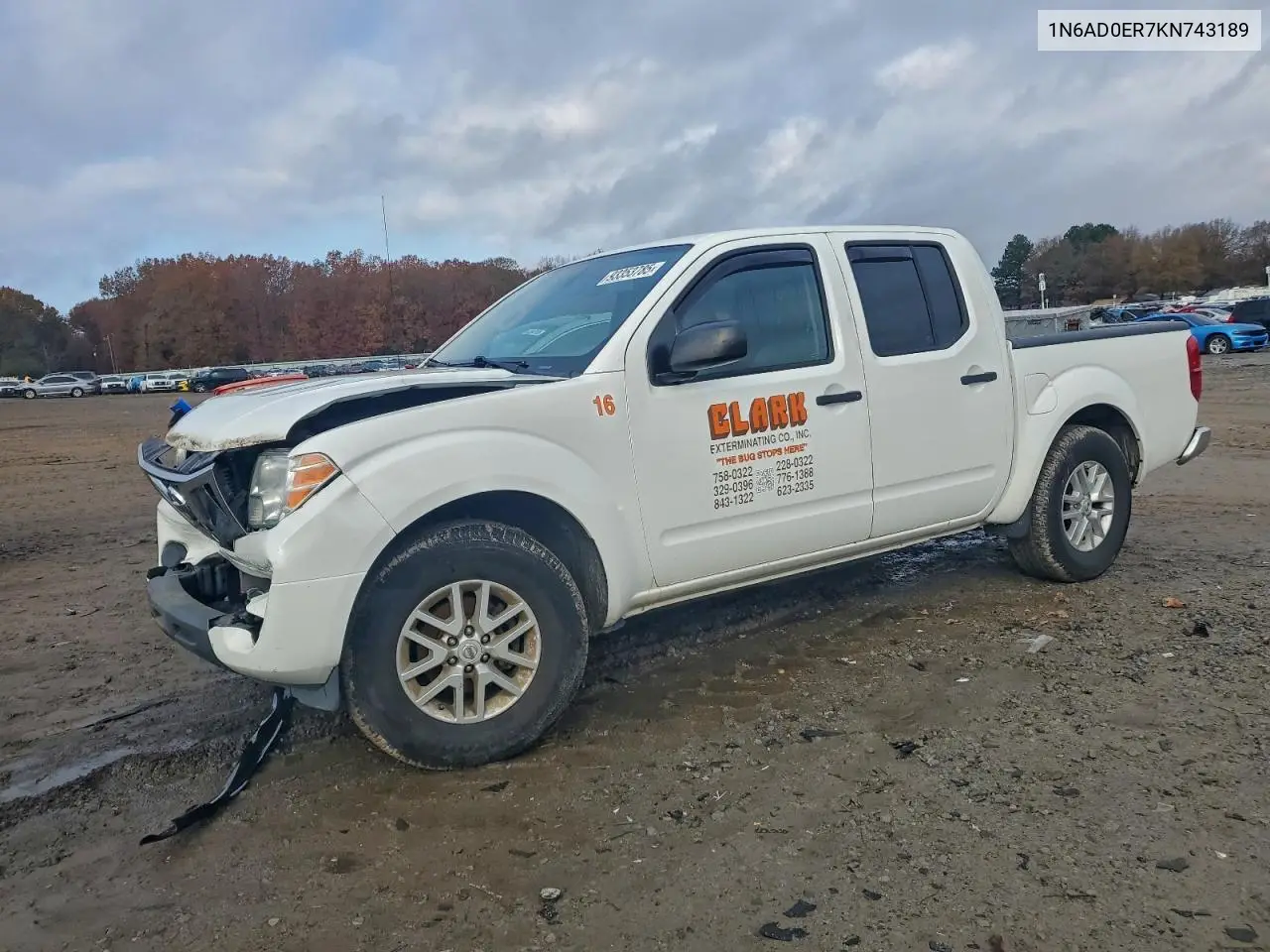 1N6AD0ER7KN743189 2019 Nissan Frontier S